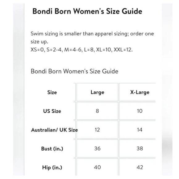 BONDI BORN Faith High Waist Bikini Bottoms Size Large - Picture 6 of 6